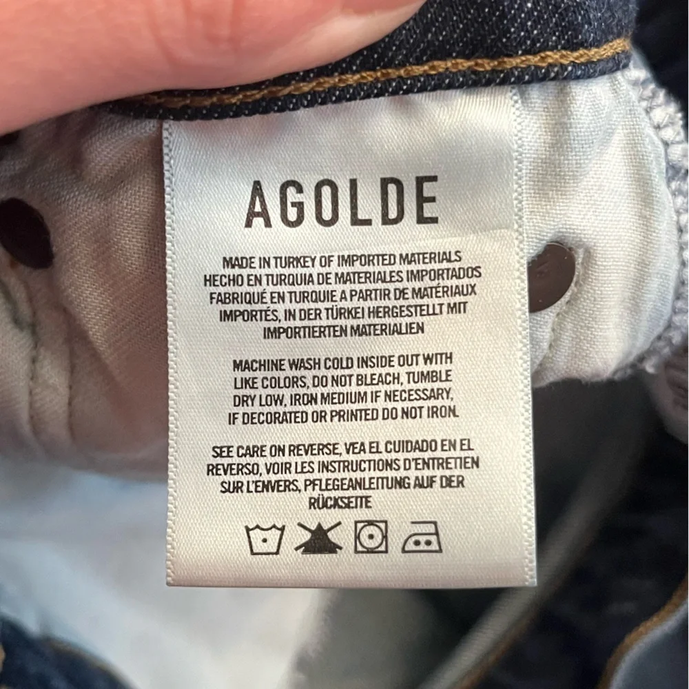 🌟 AGOLDE Riley Long High Rise Button Fly Jeans 🌟 - Picture 7 of 12